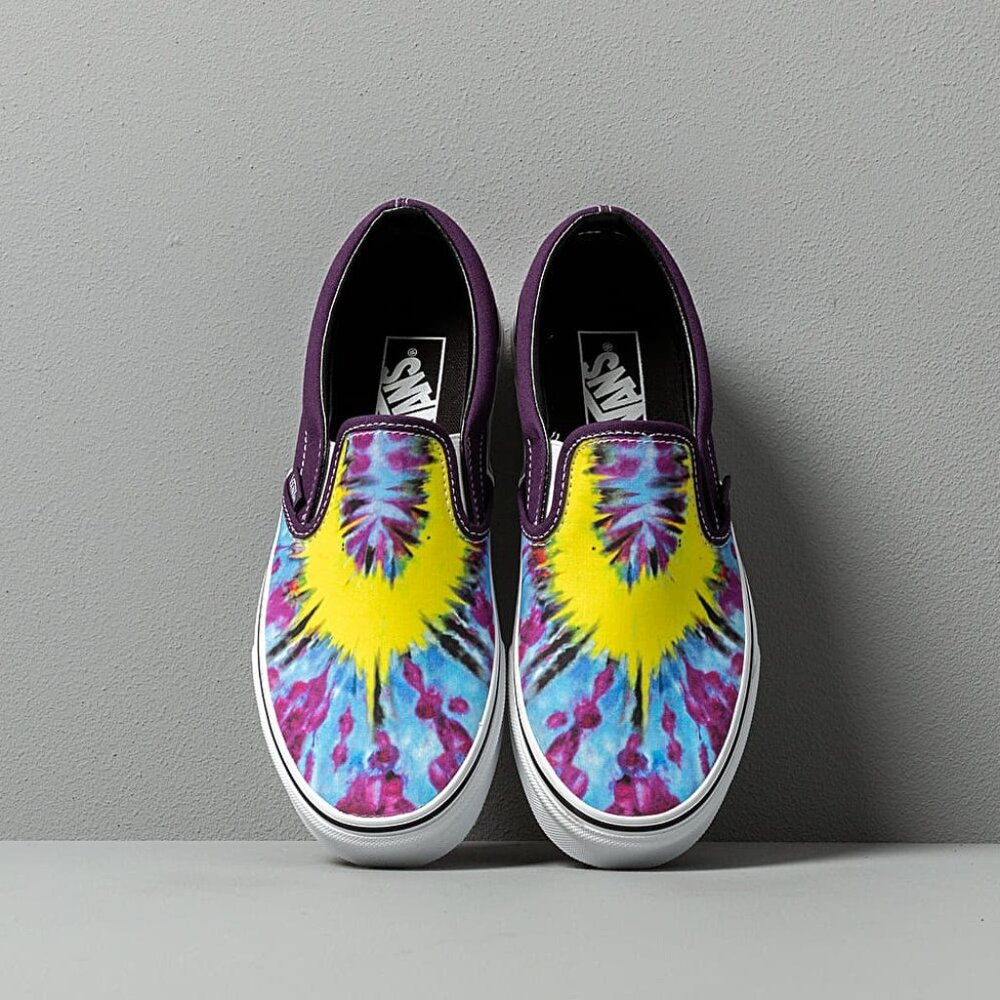 Vans Women's Classic Slip-on (Tie dye) Misterioso